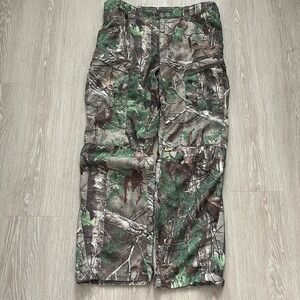 RedHead Pants Mens M Camo RealTree Cargo Lightweight Hunting Adjustable